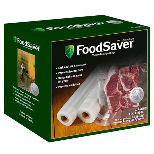 FoodSaver GameSaver Long Vacuum-Seal Rolls - 8 x 20