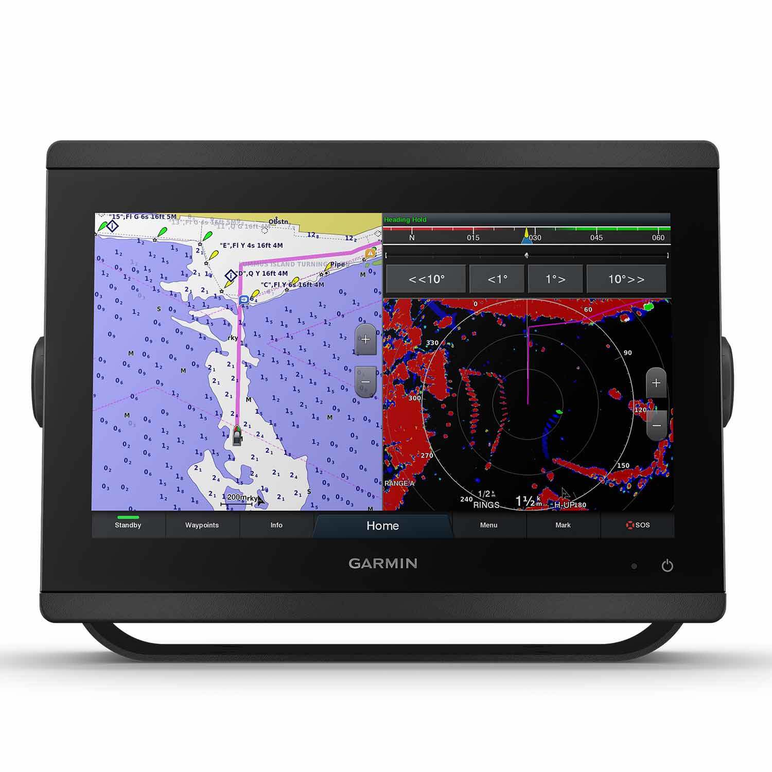 GARMIN GPSMAP 8412 Chartplotter/GPS Combo with Worldwide Basemap Charts