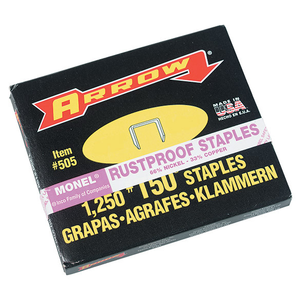 Arrow Fastener® 50624 - T50™ 3/8 Steel Staples 