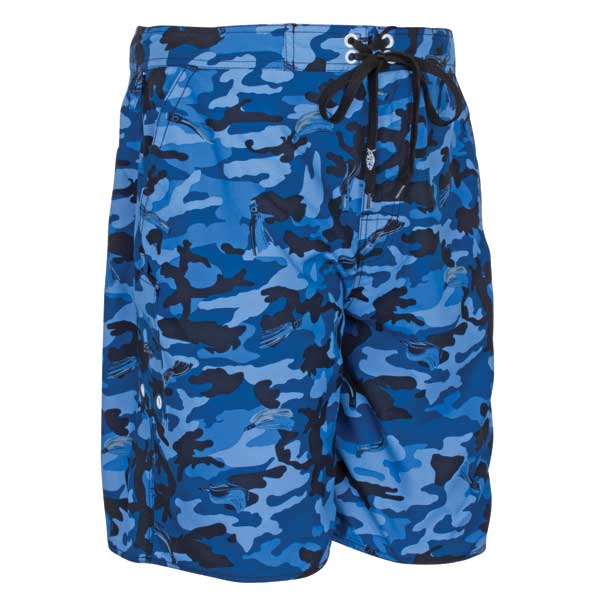 Blue camo board store shorts