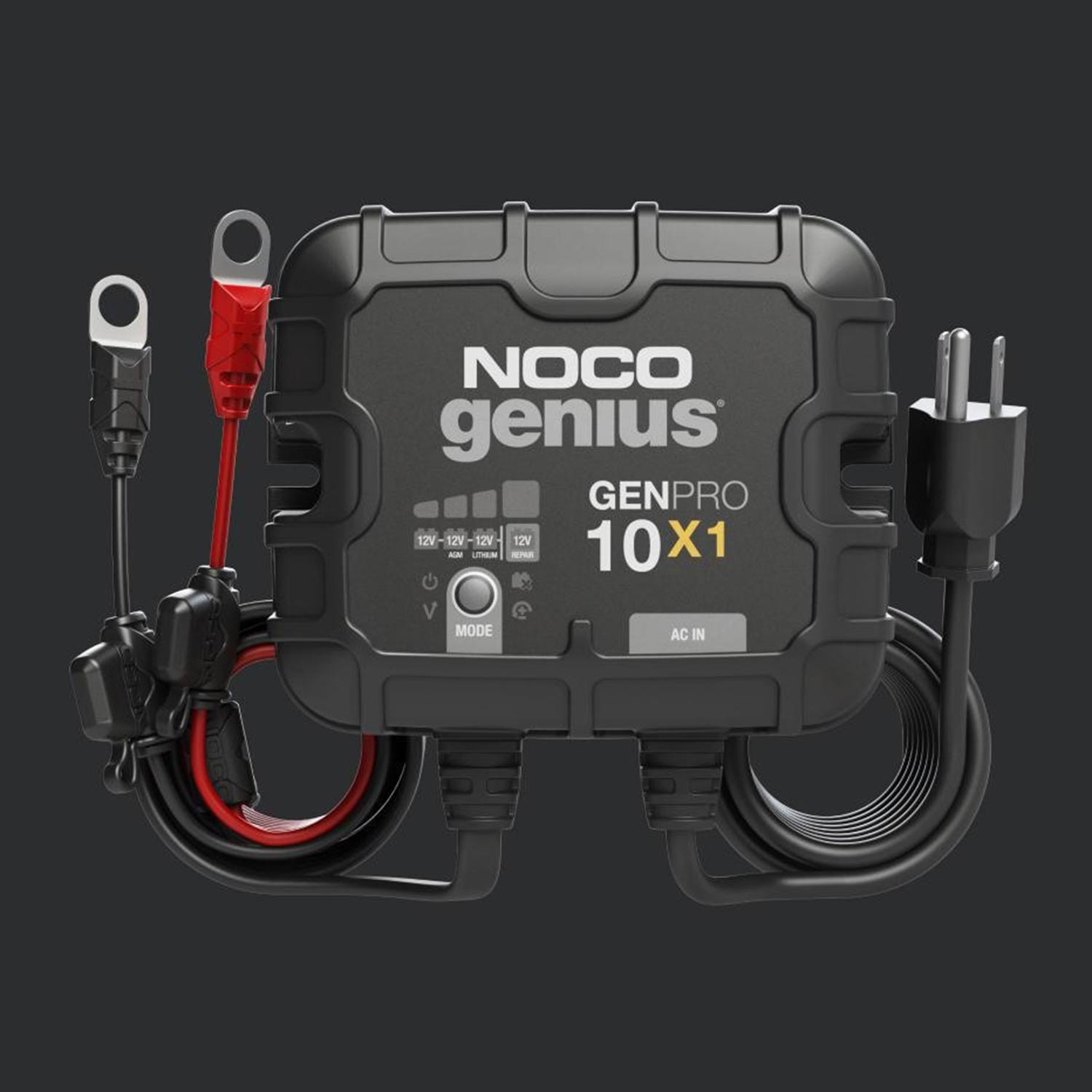 NOCO Genius Pro 10a Single Bank Onboard Charger - Impulse Lithium