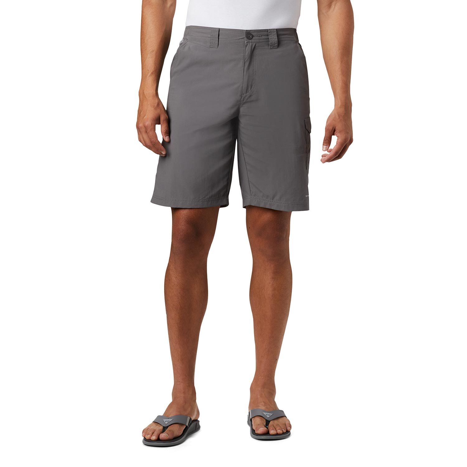 Columbia Men's Blood 'N Guts Stretch Shorts - Size 34 - Grey