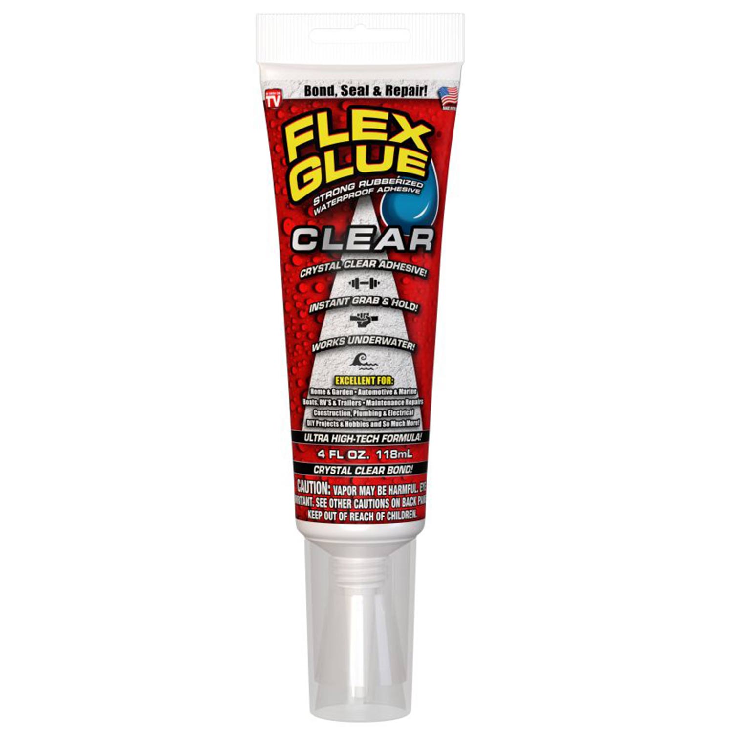 FLEX SEAL Flex Glue Clear 4 Oz West Marine   20529178 