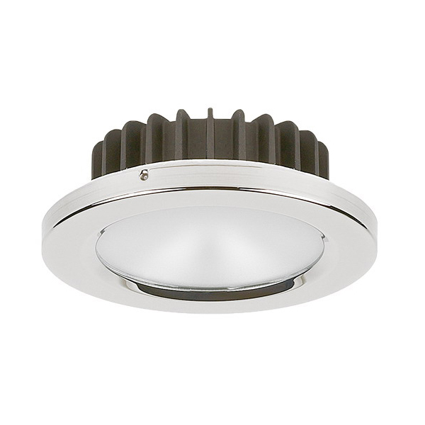 IMTRA CORPORATION PowerLED Bi-Color Downlight 10 to 30V DC Polished  Stainless Steel Trim Ring Warm White/Blue LED IP65