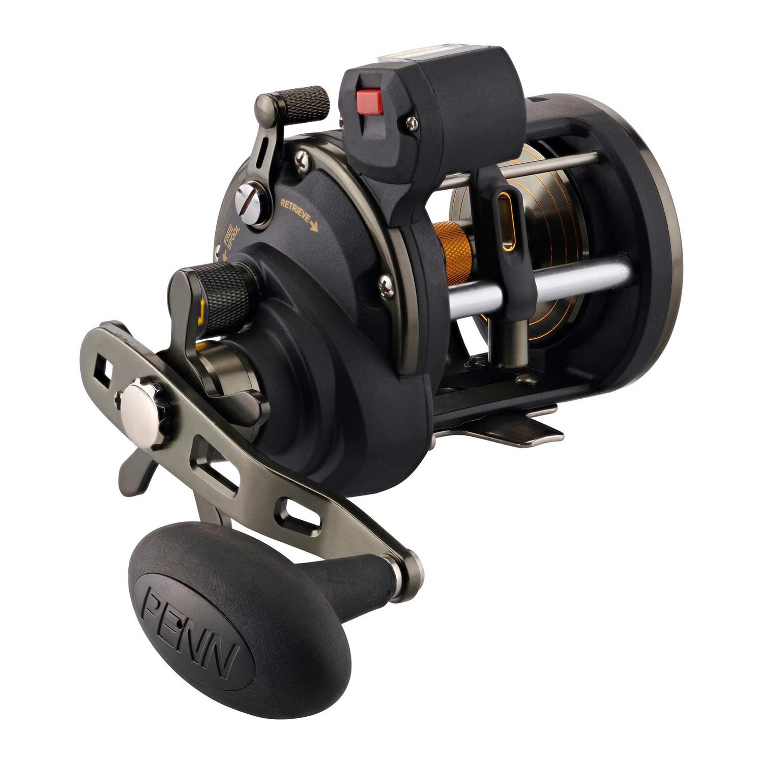 PENN Squall® II SQLII20LWLC Level Wind Conventional Reel with Line ...