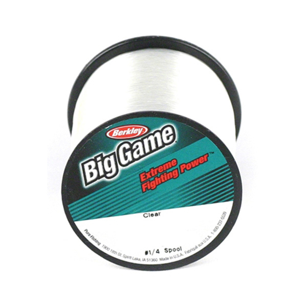 BERKLEY Trilene Big Game Monofilament, 15 lbs, 900 yds, Clear