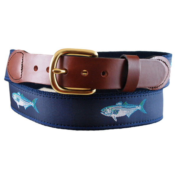 Men's Bluefish Leather Tab Belt | West Marine