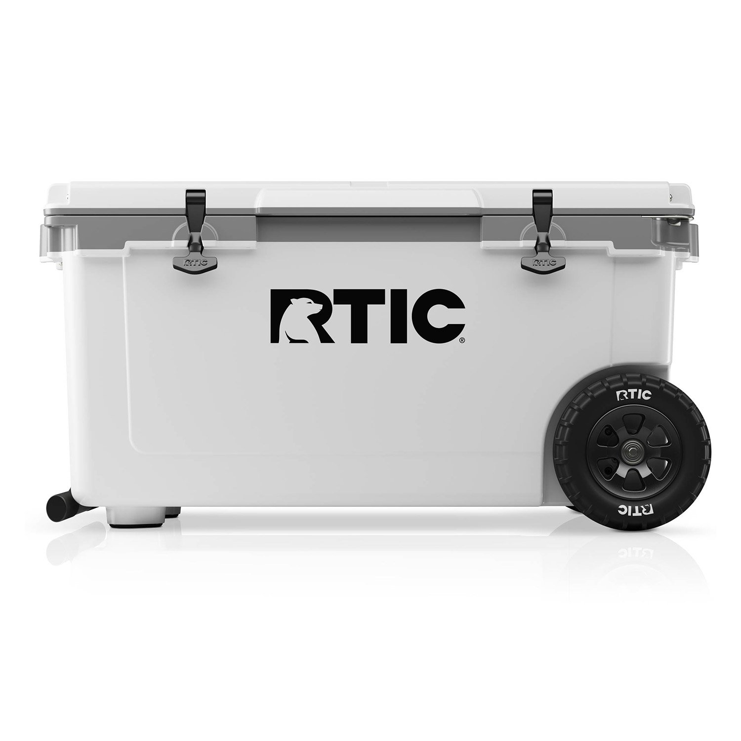 RTIC Wheeled Ultra-Light 72 Quart Cooler - White, High-Capacity