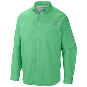 Comprar Columbia Shirt Mens Medium Green Pine All Over Print Camp