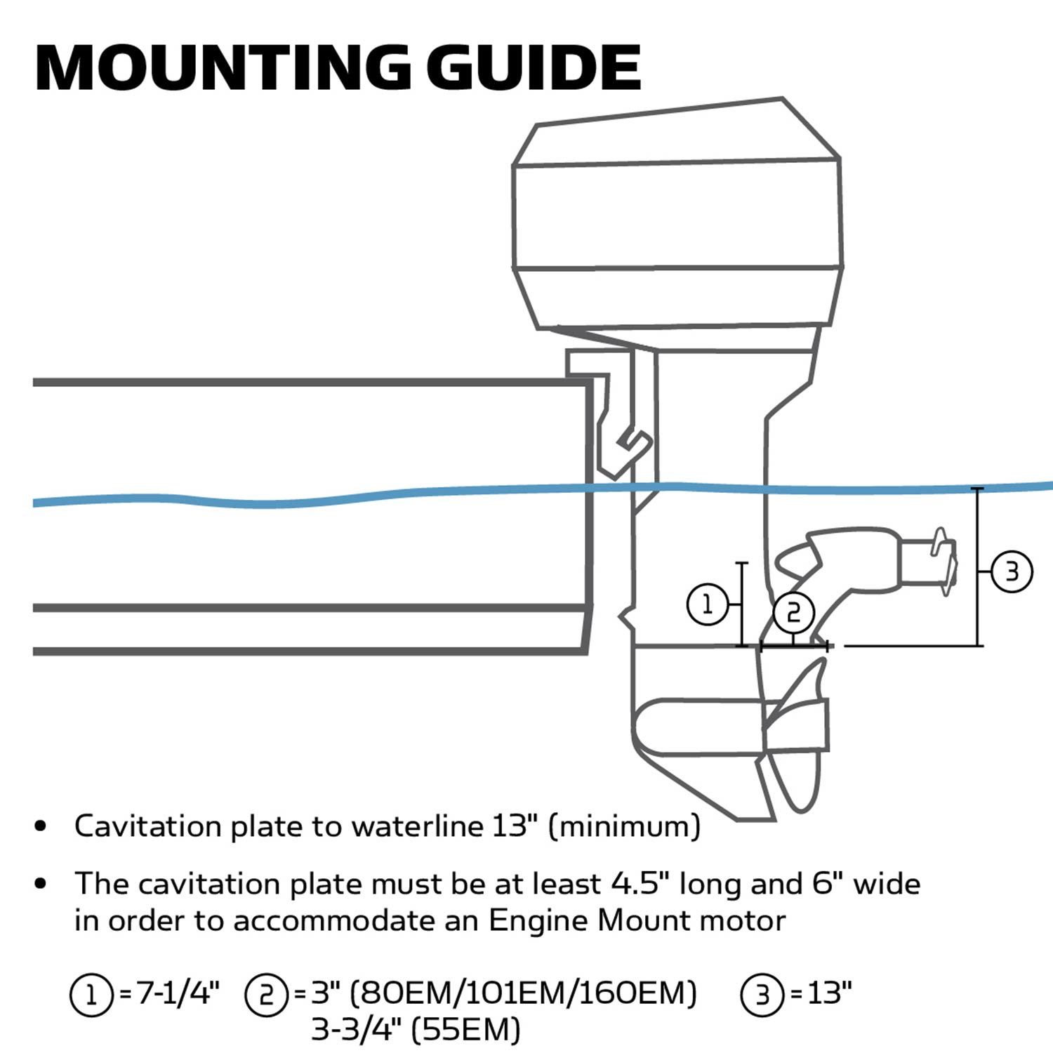 Minn Kota RT160 engine mount electric pontoon boat 