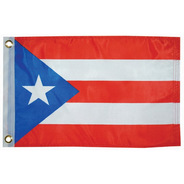 TAYLOR MADE Puerto Rico Courtesy Flag, 12