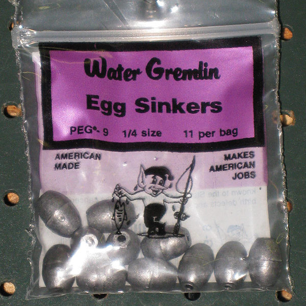 Egg Sinkers 1 oz - Fishing