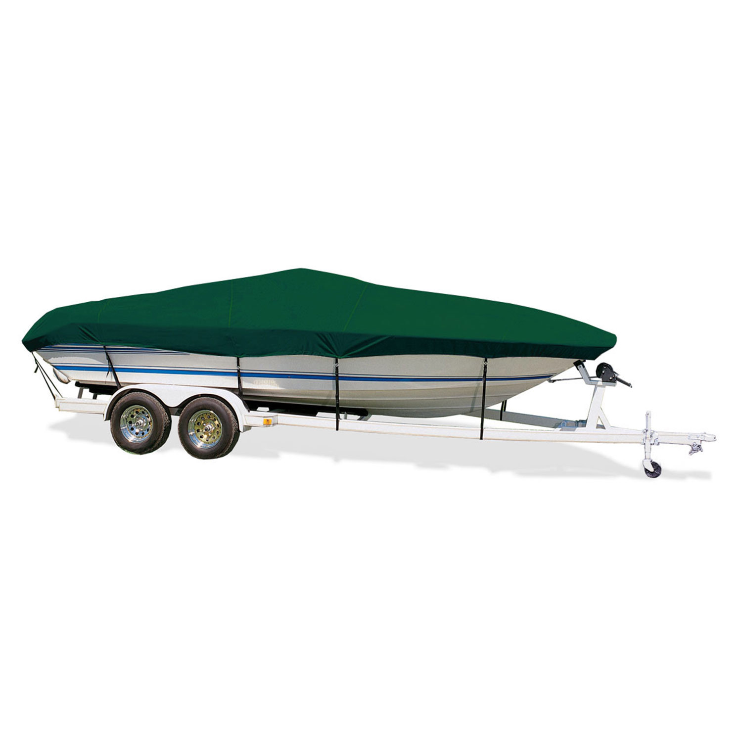 TAYLOR MADE Ski Boat Cover, I/O, Forest Grn, Hot Shot, 18'5