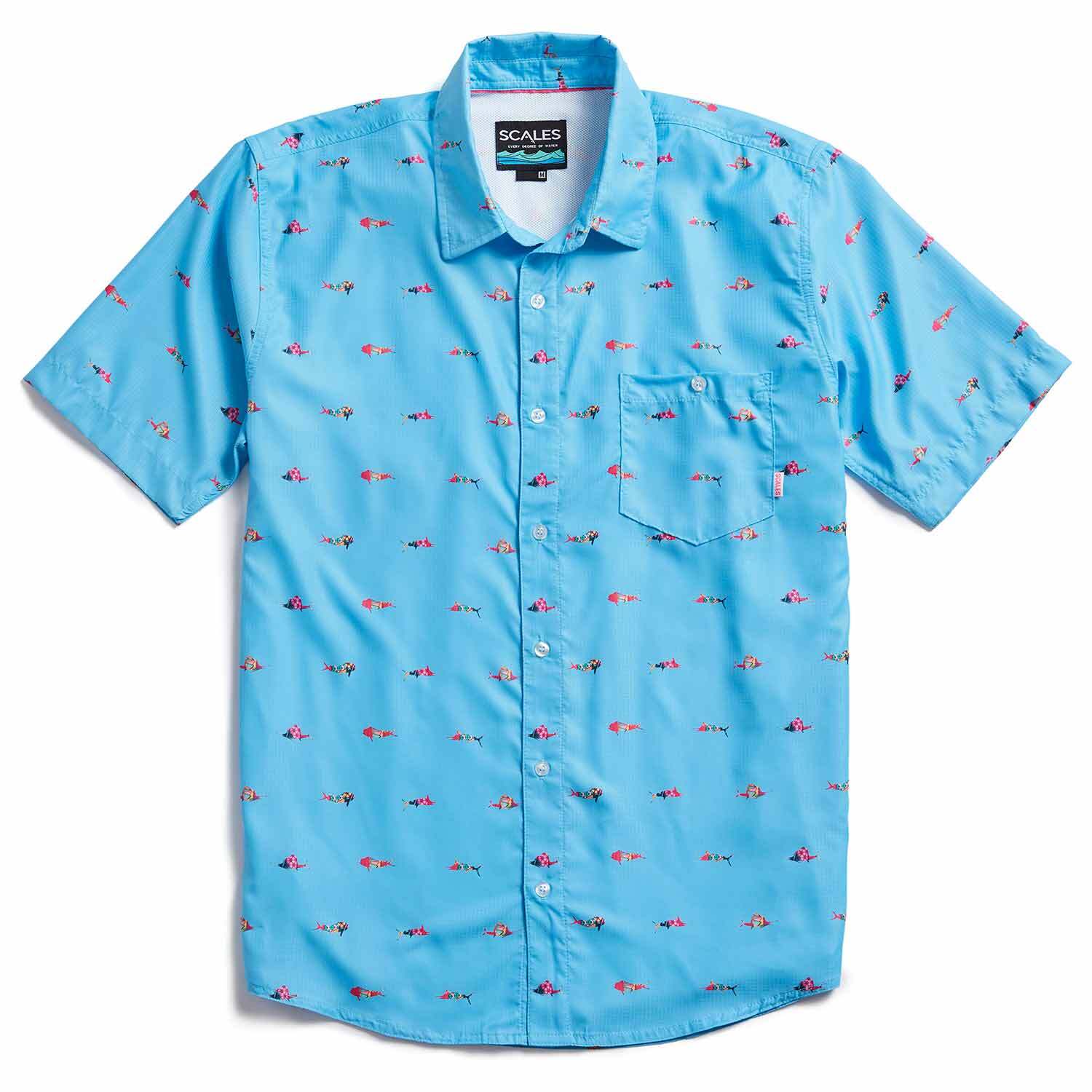 SCALES Men's Trippy Fish Shirt | West Marine