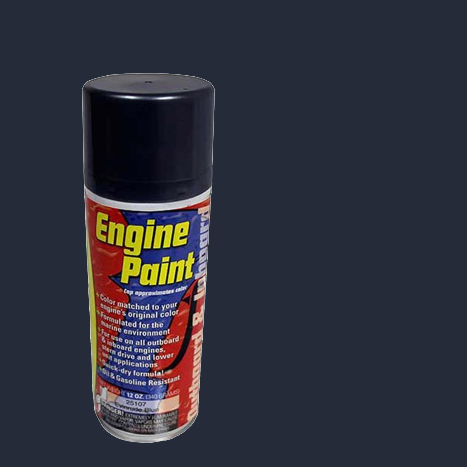 Yamaha Marine Outboard Engine Cowling Spray Paint - 8D - Dark Blue