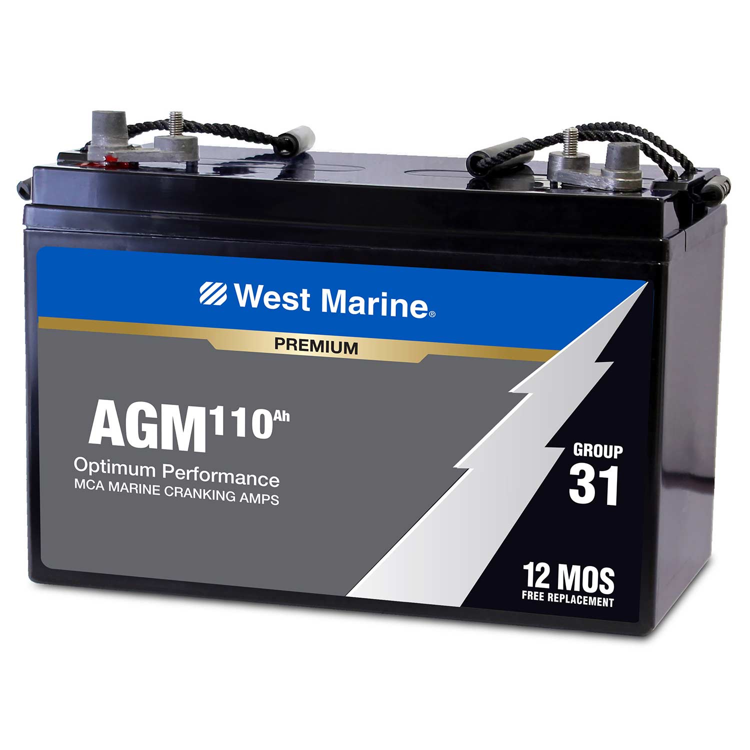 Batterie marine calcium Dual service et démarrage 12v 110ah FREEDOM MARINE  - Battery Center