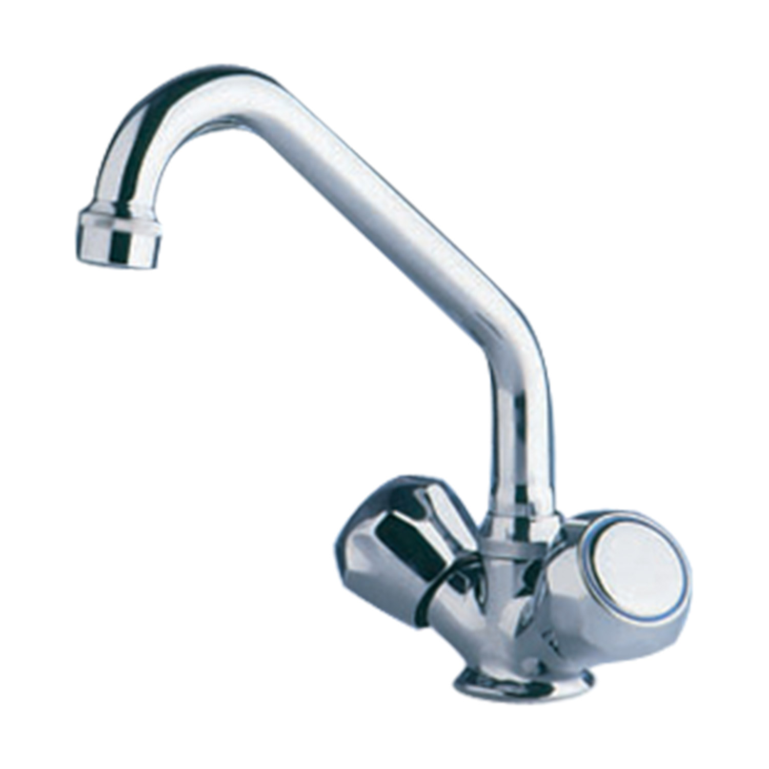 SCANDVIK Galley Mixer Marine Faucet, Chrome Finish | West Marine