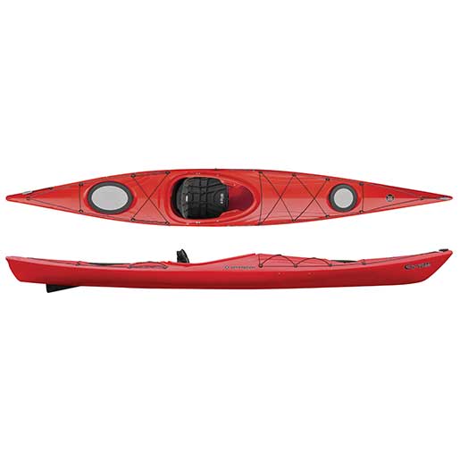 Swiftwater 10.5 Sit-Inside Kayak, Red/Yellow