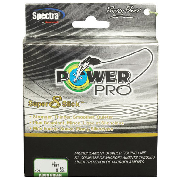 POWER PRO Super 8 Slick Braided Fishing Line, 10Lb