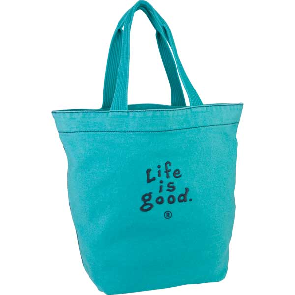 LIFE IS GOOD Aqua Blue Essentials Tote Bag | West Marine