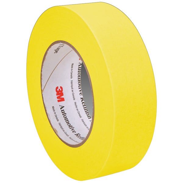 3M Yellow Automotive Refinish Masking Tape, 1 1/2