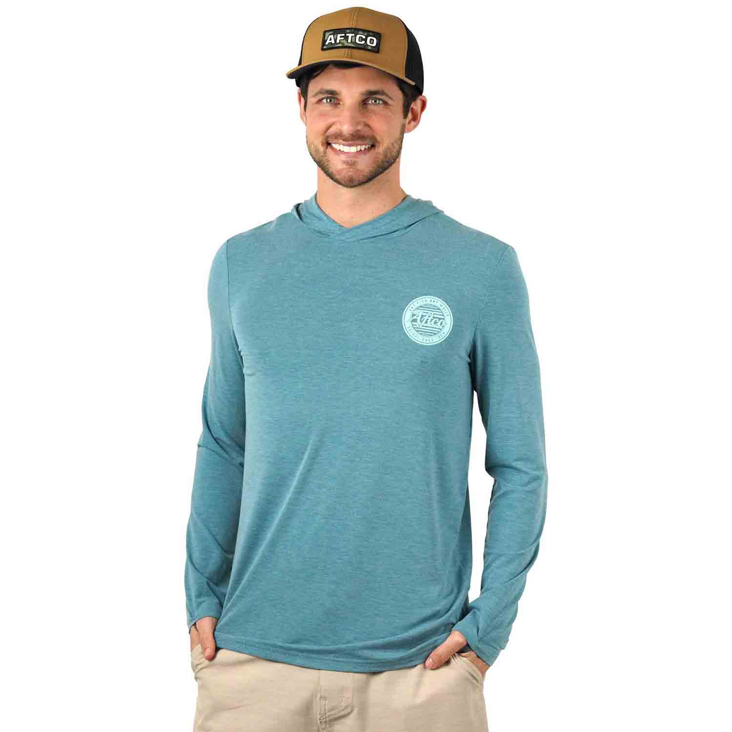 Aftco: Ocean Bound UPF Printed Crew 2XL