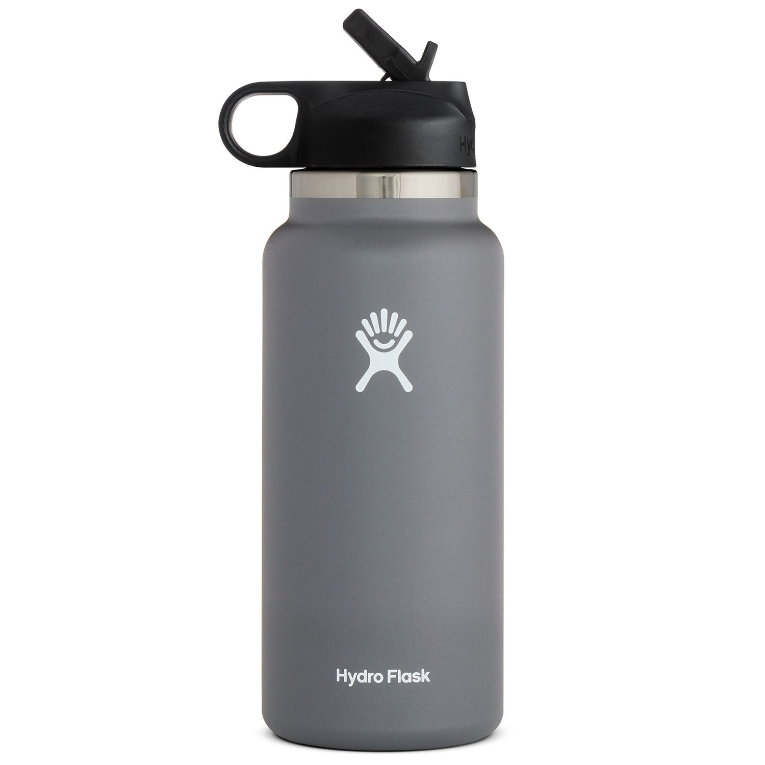 HydroMATE 32 oz Water Bottle with Straw Times Marked Frost Gray