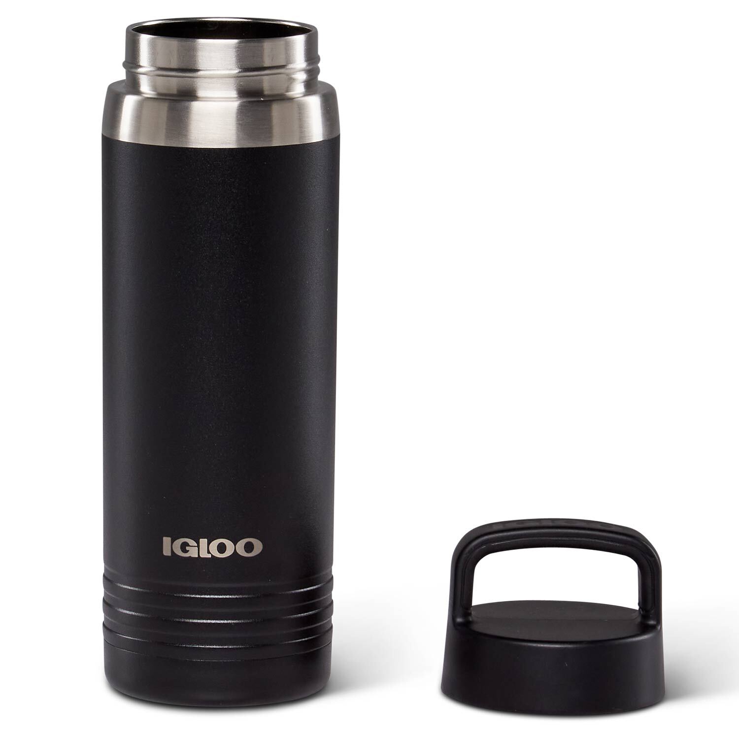 Igloo Carry Handle Bottle - Black, 24 oz - Food 4 Less