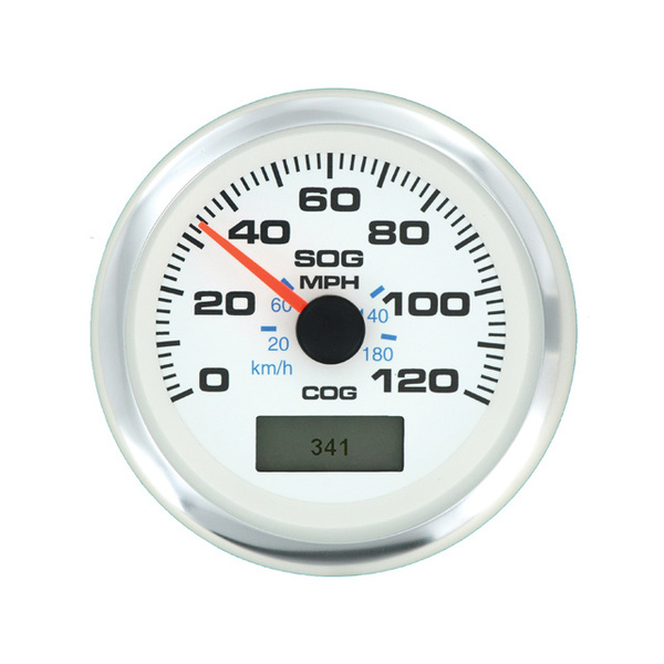 SIERRA White Premier Pro Series GPS Speedometer, 120 mph | West Marine