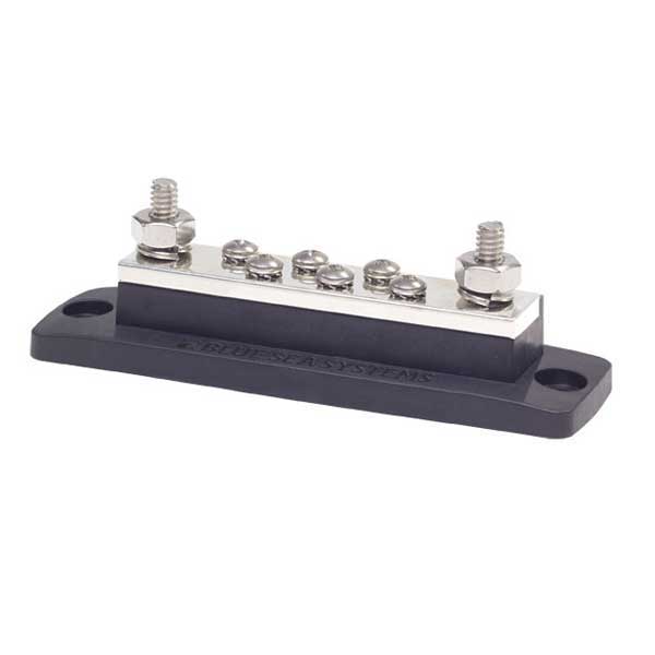 BLUE SEA SYSTEMS MaxiBus 250A Marine Busbar, 6 x 10/24 Stud | West Marine