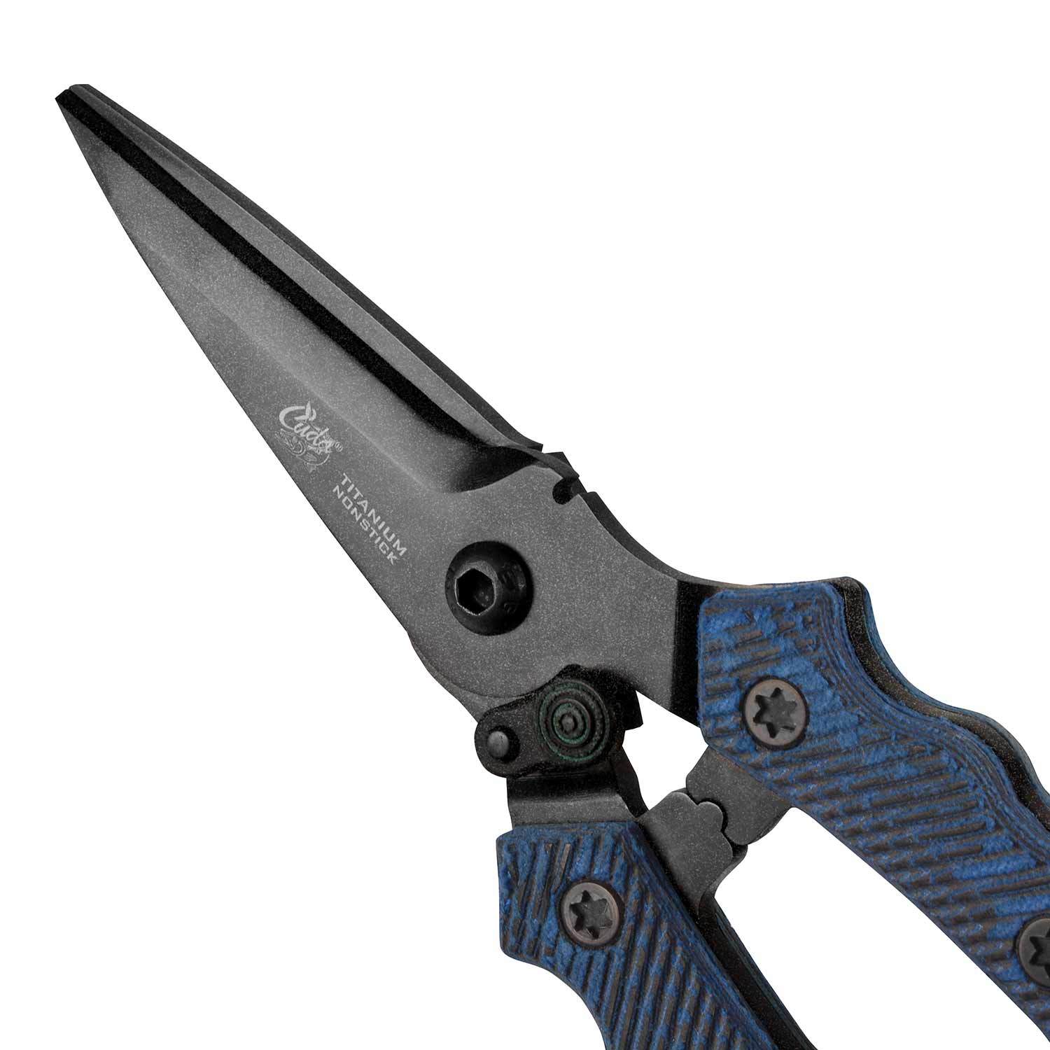 Cuda 8″ Titanium Nitride Bonded Snips - KnifeDrop