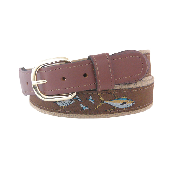 WEST MARINE Men's Yellow Fin Tuna Ribbon Belt | West Marine