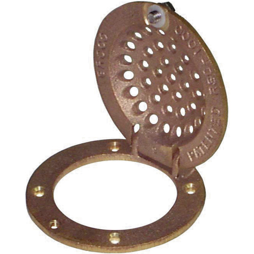 GROCO Bronze Round Strainer for 2" Max. ThruHull West Marine