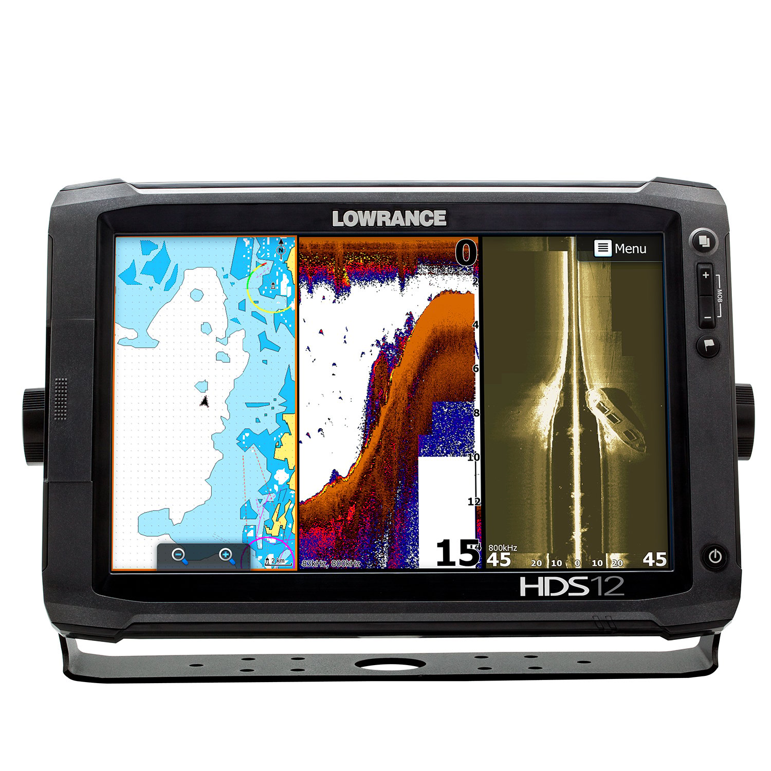 LOWRANCE HDS-12 Gen2 Touchscreen Fishfinder/Chartplotter, Rest of the ...