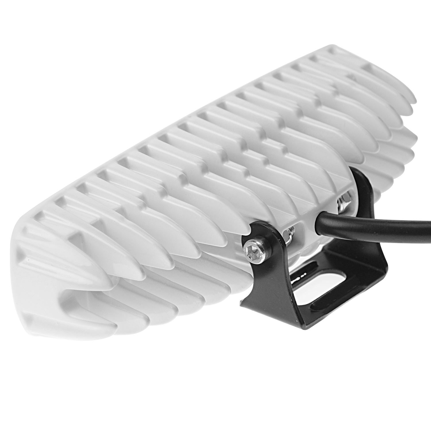 Six LED Aluminum Spreader/Docking Light with Stainless Steel Bracket, White