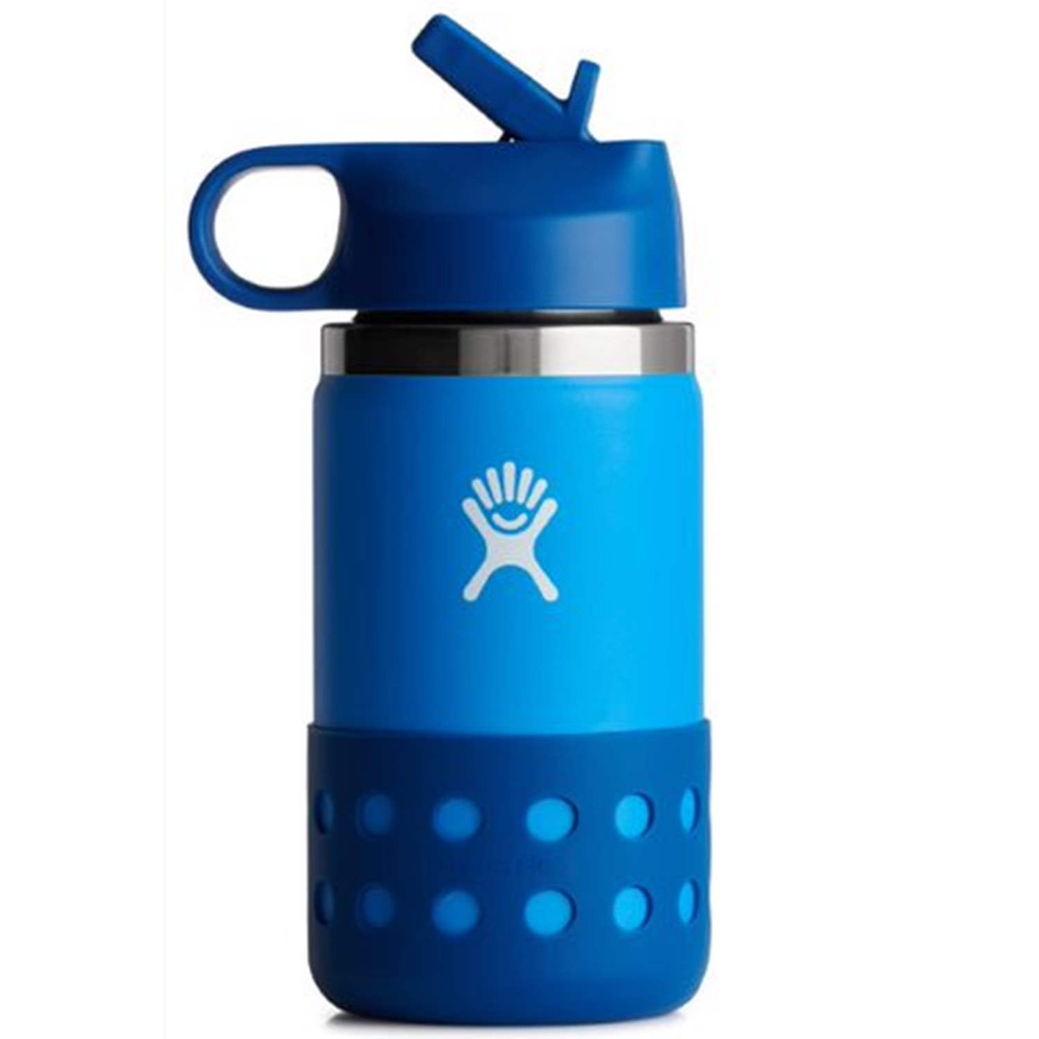 Ello Riley Junior Stainless Steel Water Bottle - Blue, 12 oz - Kroger