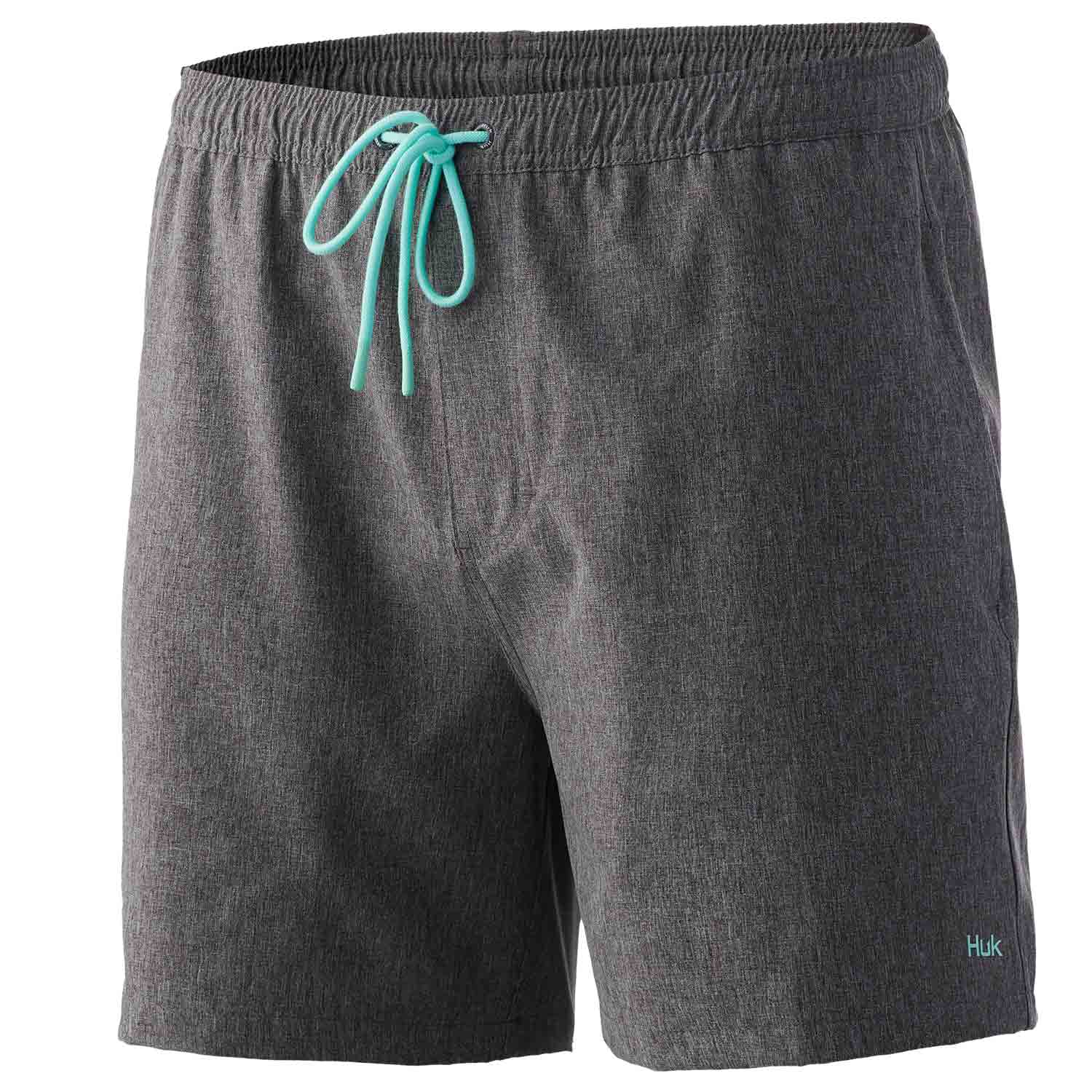 Huk Gray Board Shorts for Men