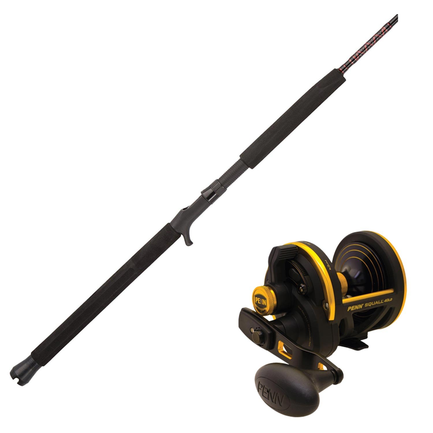 PENN PENN Squall 40LD Rampage Jigging 80 Conventional Combo | West Marine