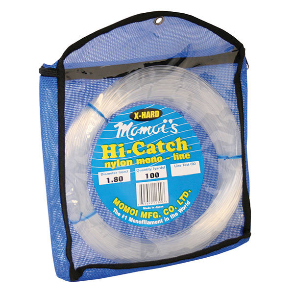 Momoi Hi-Catch Nylon Monofilament Leader Coil Clear