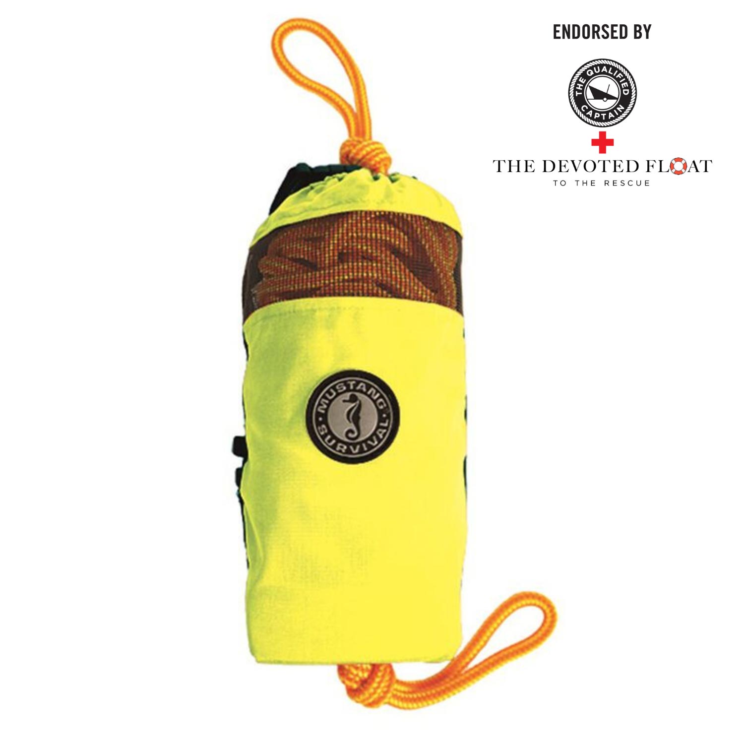 Rescue Throw Rope Bag with Braided Floating Polypropylene Line for