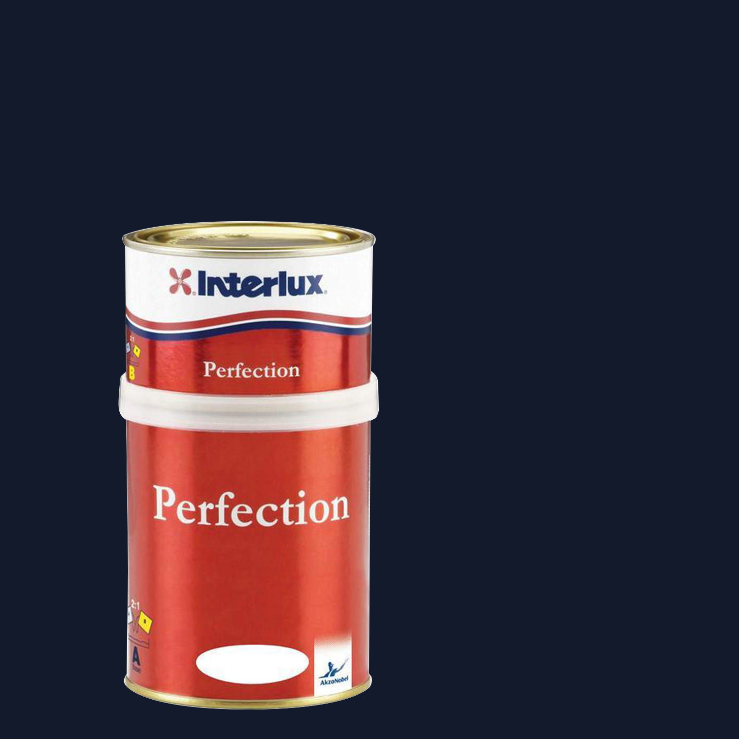 Perfection Two-Part Polyurethane Topside Paint, Flag Blue, Quart