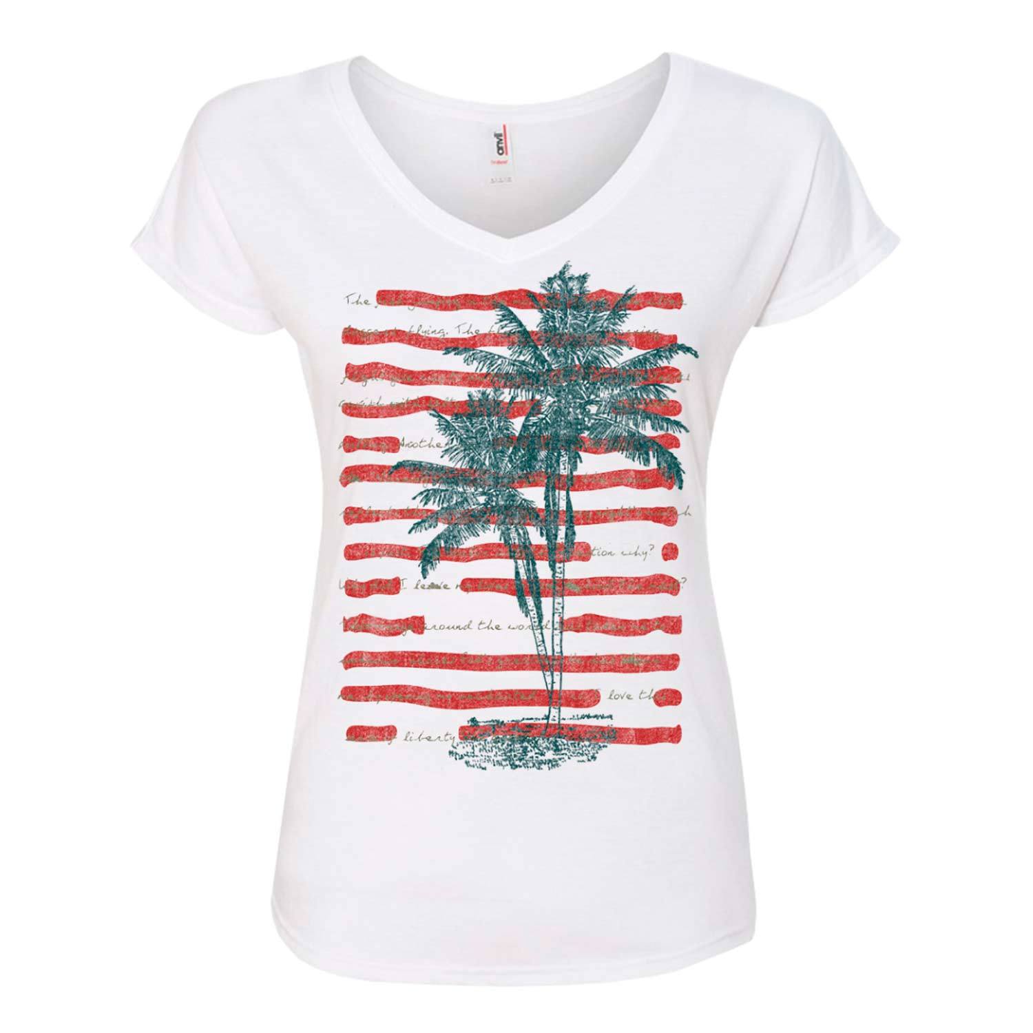 Women's Palm Tree Stripe Shirt | West Marine