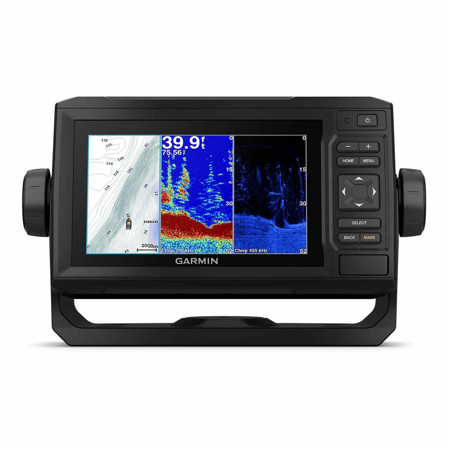 GARMIN ECHOMAP™ UHD 63cv Chartplotter/Fishfinder Combo with US LakeVu ...