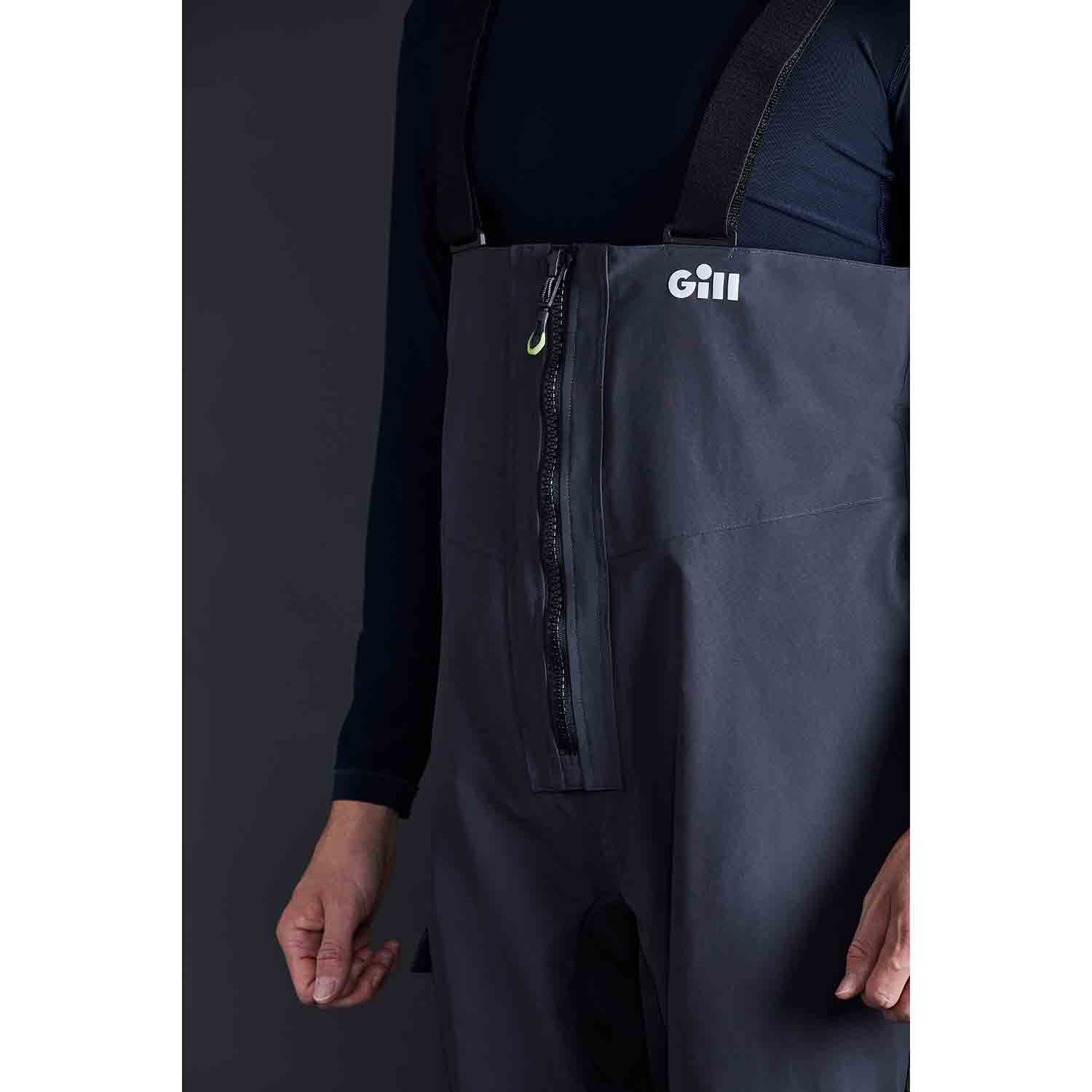 Gill Men's OS3 Coastal Trousers XX-Large Graphite Waterproof Fishing Bibs 