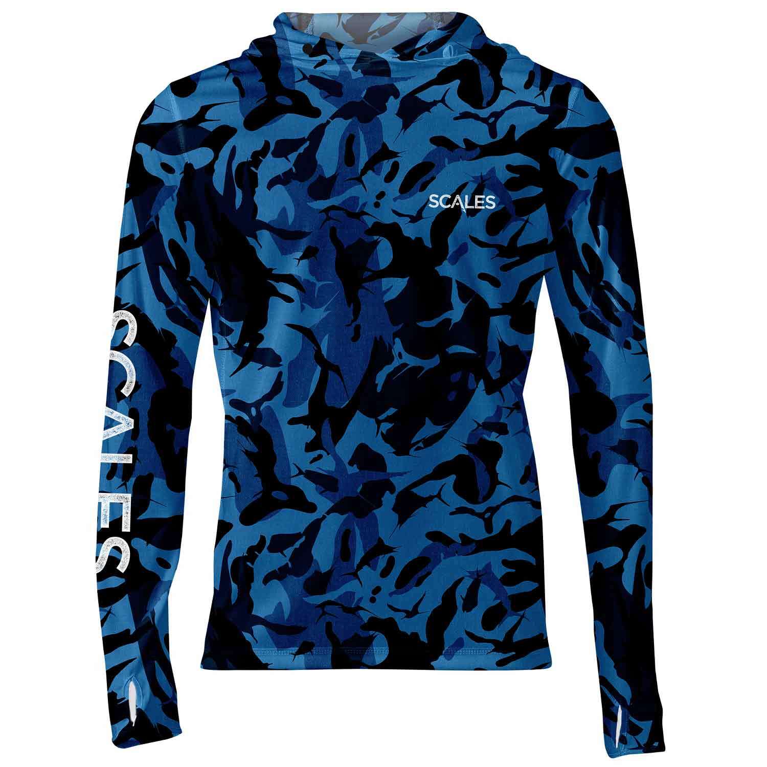 NEW FRIGATE CAMO XL HOODED SCALES PRO PERFORMANCE FISHING SHIRT - clothing  & accessories - by owner - apparel sale 