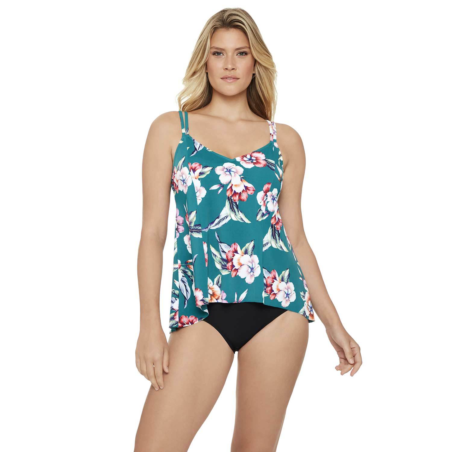 Women's Vintage Floral Princess Tankini Swim Top | West Marine