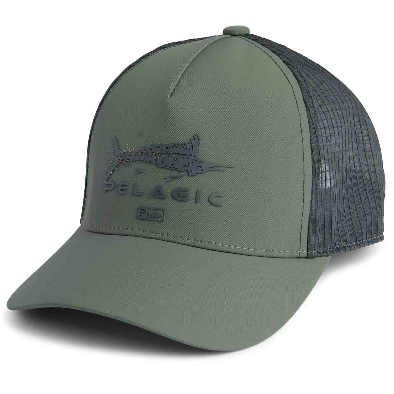 PELAGIC Men's Echo Gyotaku Trucker Hat