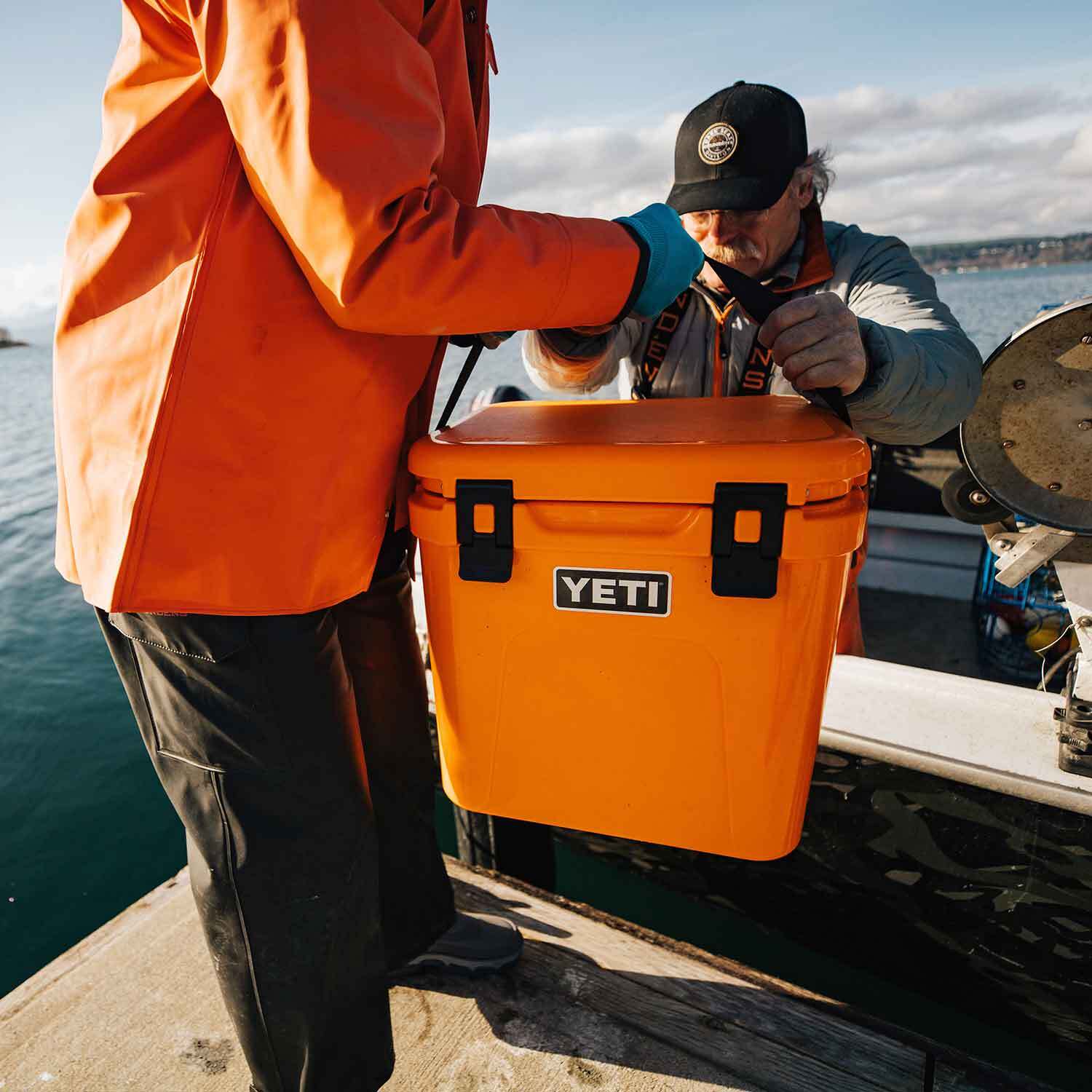 YETI Roadie 24 Insulated Chest Cooler, King Crab Orange at