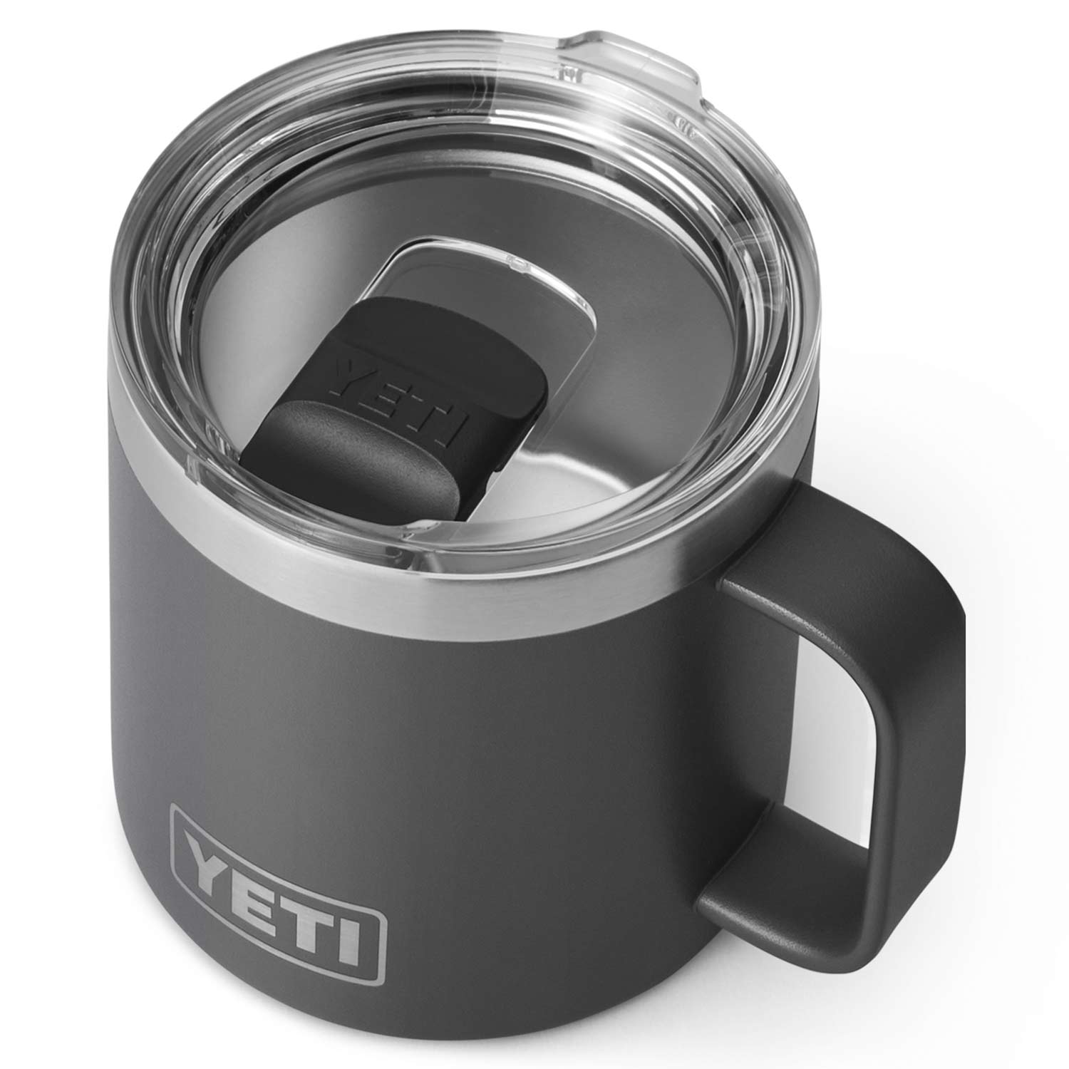 YETI 14 oz Rambler Mug with MagSlider Lid, Charcoal - 21071501181