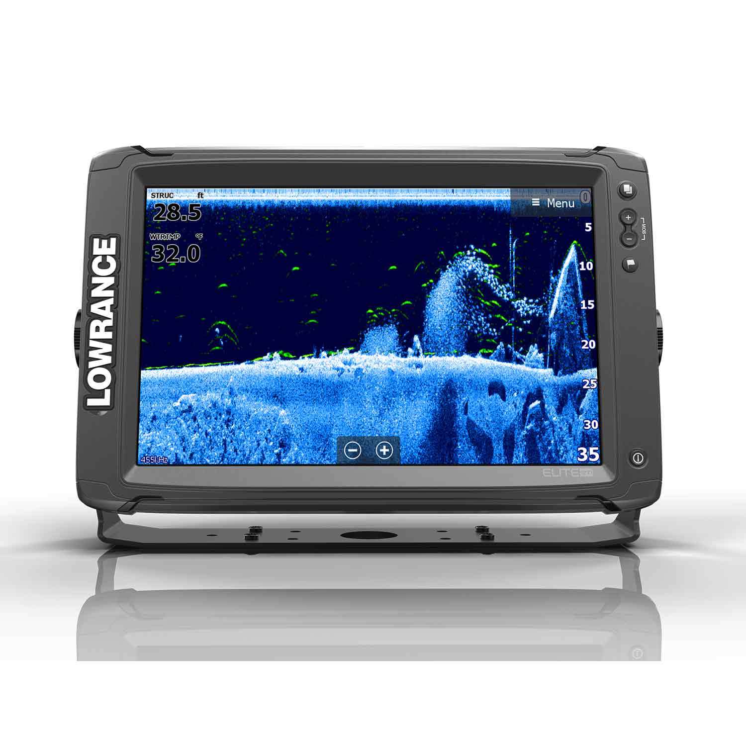 LOWRANCE Elite-12Ti Fishfinder/Chartplotter Combo with DownScan ...